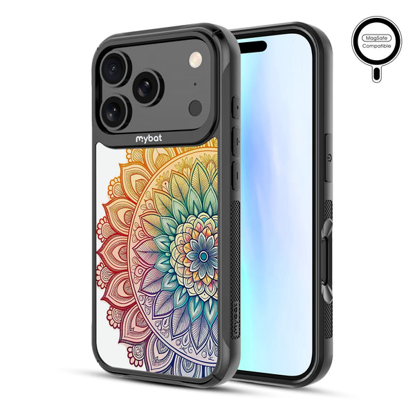 MyBat Design Lab Series MagSafe Case for Apple iPhone 17 Pro - Rainbow Mandala - MIP17PCSLESMSMP457-2.jpg