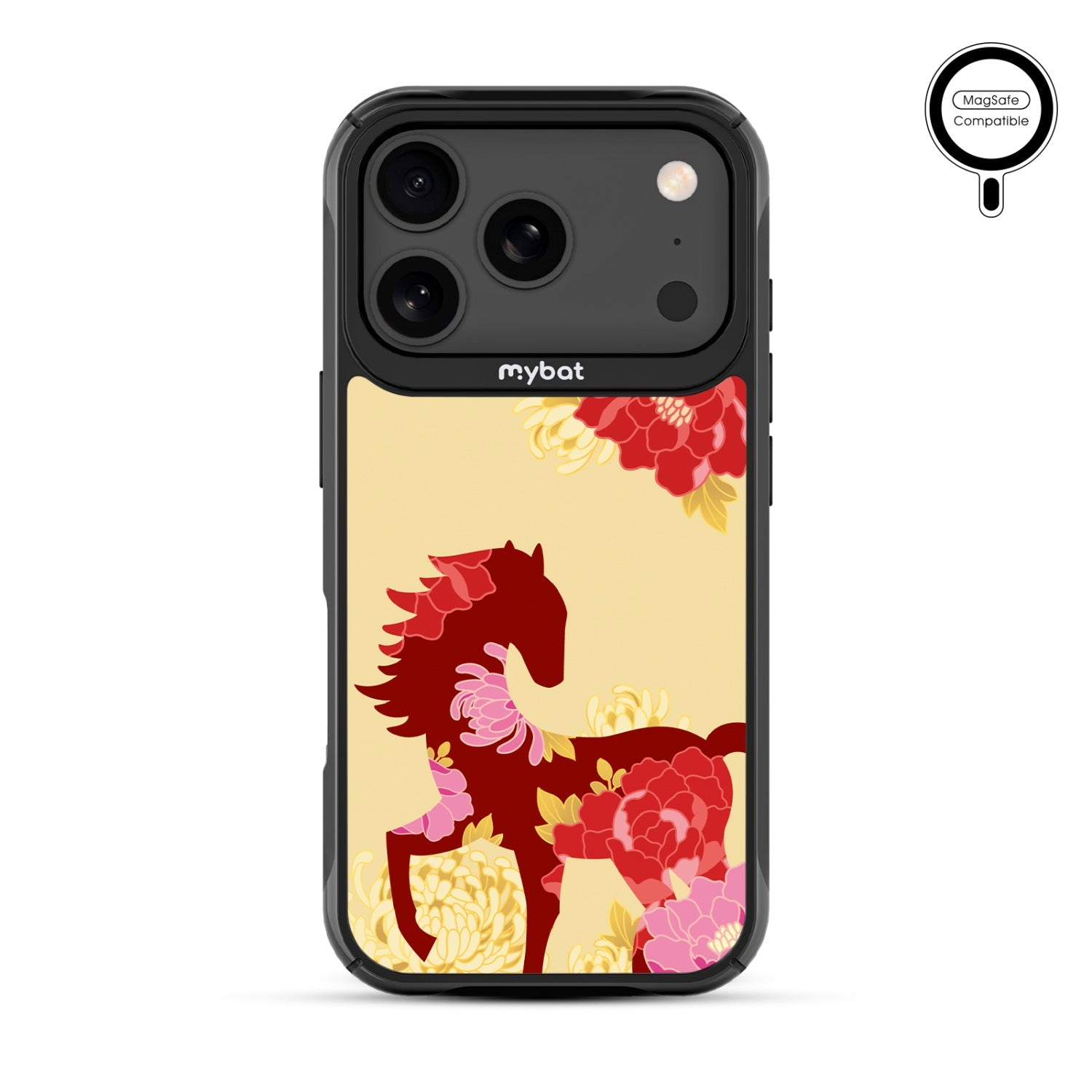 MyBat Design Lab Series MagSafe Case for Apple iPhone 17 Pro - Peony Pedigree