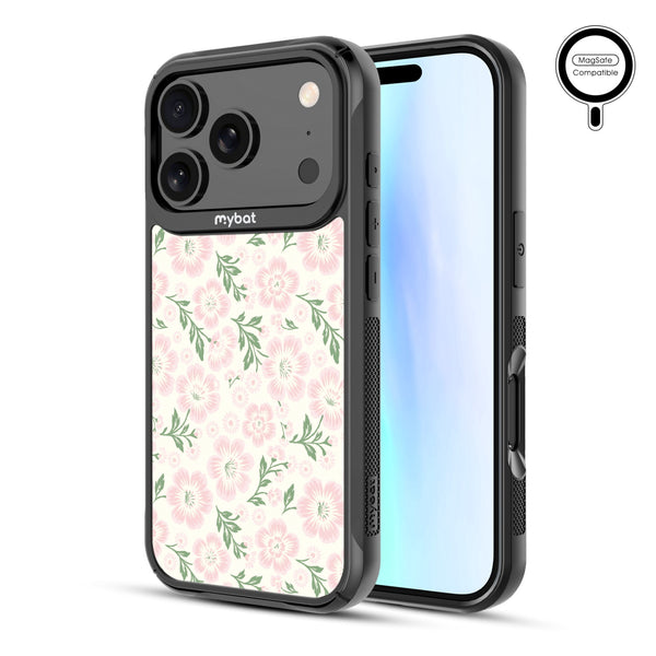 MyBat Design Lab Series MagSafe Case for Apple iPhone 17 Pro - Pink Posies - MIP17PCSLESMSMP473-2.jpg