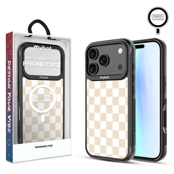 MyBat Design Lab Series MagSafe Case for Apple iPhone 17 Pro - Tan Check - MIP17PCSLESMSMP475-1.jpg