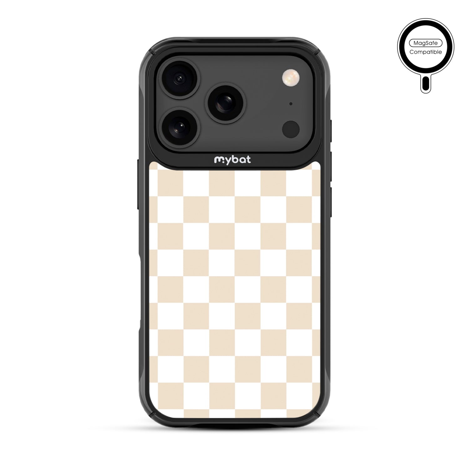 MyBat Design Lab Series MagSafe Case for Apple iPhone 17 Pro - Tan Check