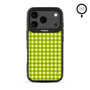 MyBat Design Lab Series MagSafe Case for Apple iPhone 17 Pro - Green Gingham - MIP17PCSLESMSMP476-3.jpg