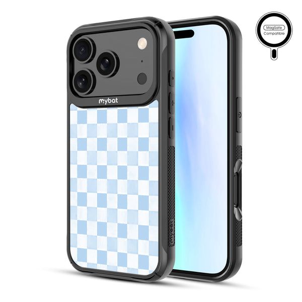 MyBat Design Lab Series MagSafe Case for Apple iPhone 17 Pro - Sky Blue Check - MIP17PCSLESMSMP478-2.jpg