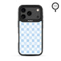 MyBat Design Lab Series MagSafe Case for Apple iPhone 17 Pro - Sky Blue Check - MIP17PCSLESMSMP478-3.jpg