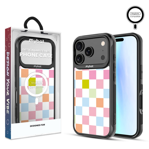 MyBat Design Lab Series MagSafe Case for Apple iPhone 17 Pro - Pastel Check - MIP17PCSLESMSMP480-1.jpg