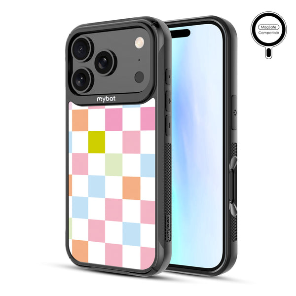 MyBat Design Lab Series MagSafe Case for Apple iPhone 17 Pro - Pastel Check - MIP17PCSLESMSMP480-2.jpg