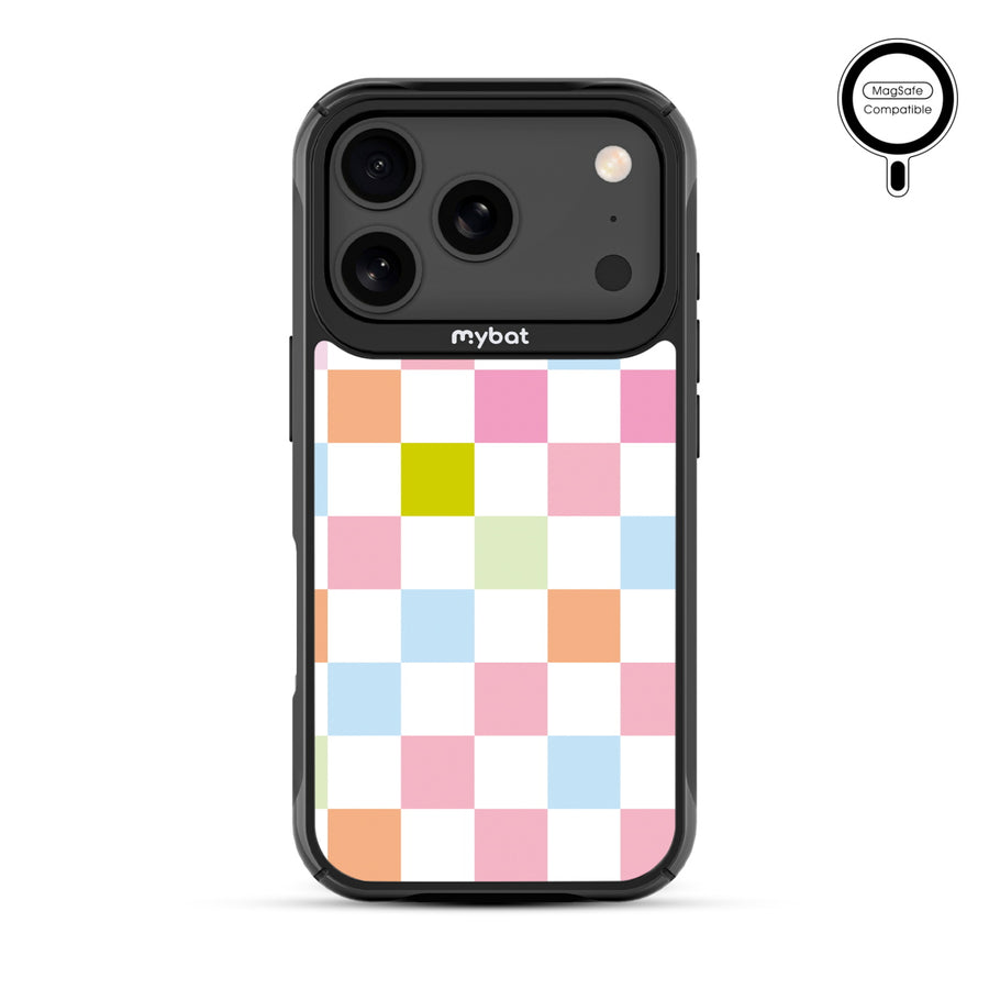 MyBat Design Lab Series MagSafe Case for Apple iPhone 17 Pro - Pastel Check - MIP17PCSLESMSMP480-3.jpg