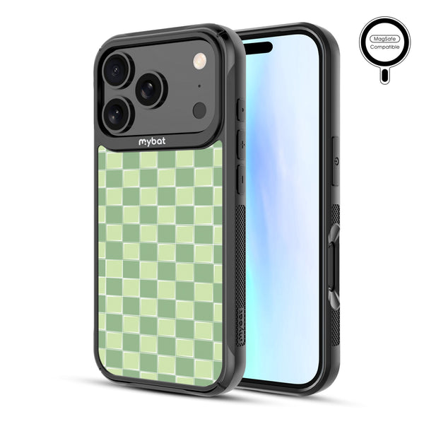 MyBat Design Lab Series MagSafe Case for Apple iPhone 17 Pro - Matcha Check - MIP17PCSLESMSMP482-2.jpg