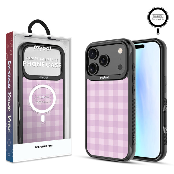 MyBat Design Lab Series MagSafe Case for Apple iPhone 17 Pro - Purple Plaid - MIP17PCSLESMSMP483-1.jpg