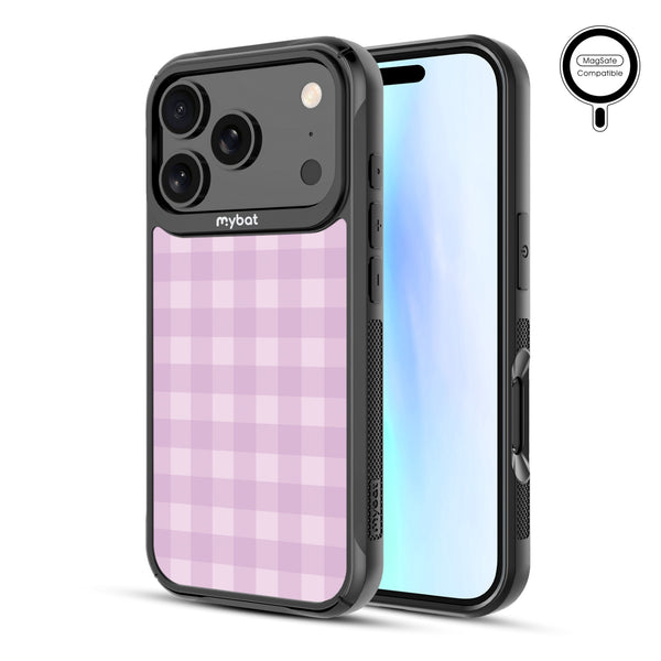 MyBat Design Lab Series MagSafe Case for Apple iPhone 17 Pro - Purple Plaid - MIP17PCSLESMSMP483-2.jpg