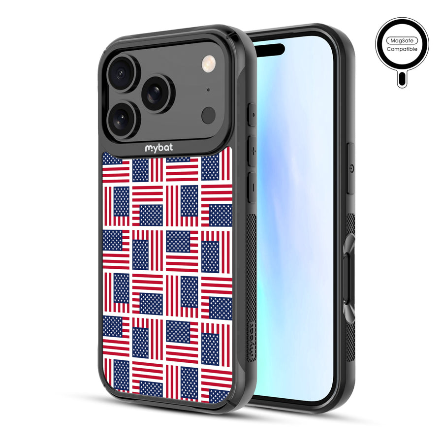 MyBat Design Lab Series MagSafe Case for Apple iPhone 17 Pro – Flag Patchwork - MIP17PCSLESMSMP519-1.JPG