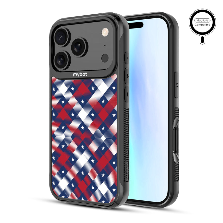 MyBat Design Lab Series MagSafe Case for Apple iPhone 17 Pro – Americana Plaid - MIP17PCSLESMSMP523-1.JPG