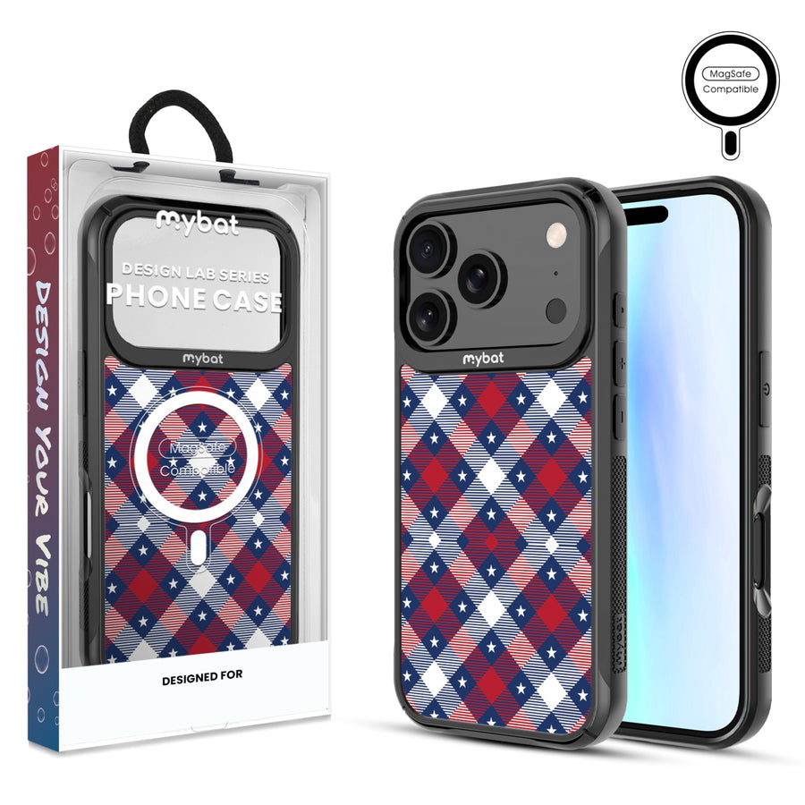 MyBat Design Lab Series MagSafe Case for Apple iPhone 17 Pro – Americana Plaid - MIP17PCSLESMSMP523.JPG