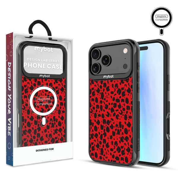 MyBat Design Lab Series MagSafe Case for Apple iPhone 17 Pro Max - Red Leopard Print - MIP17PMCSLESMSMP008-1.jpg