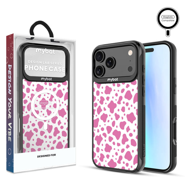MyBat Design Lab Series MagSafe Case for Apple iPhone 17 Pro Max - Pink Cow Print - MIP17PMCSLESMSMP015-1.jpg
