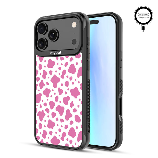 MyBat Design Lab Series MagSafe Case for Apple iPhone 17 Pro Max - Pink Cow Print - MIP17PMCSLESMSMP015-2.jpg