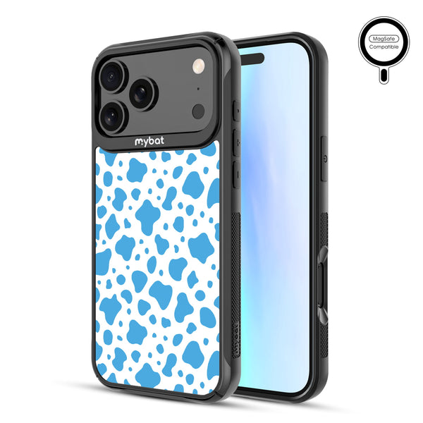 MyBat Design Lab Series MagSafe Case for Apple iPhone 17 Pro Max - Blue Cow Print - MIP17PMCSLESMSMP016-2.jpg
