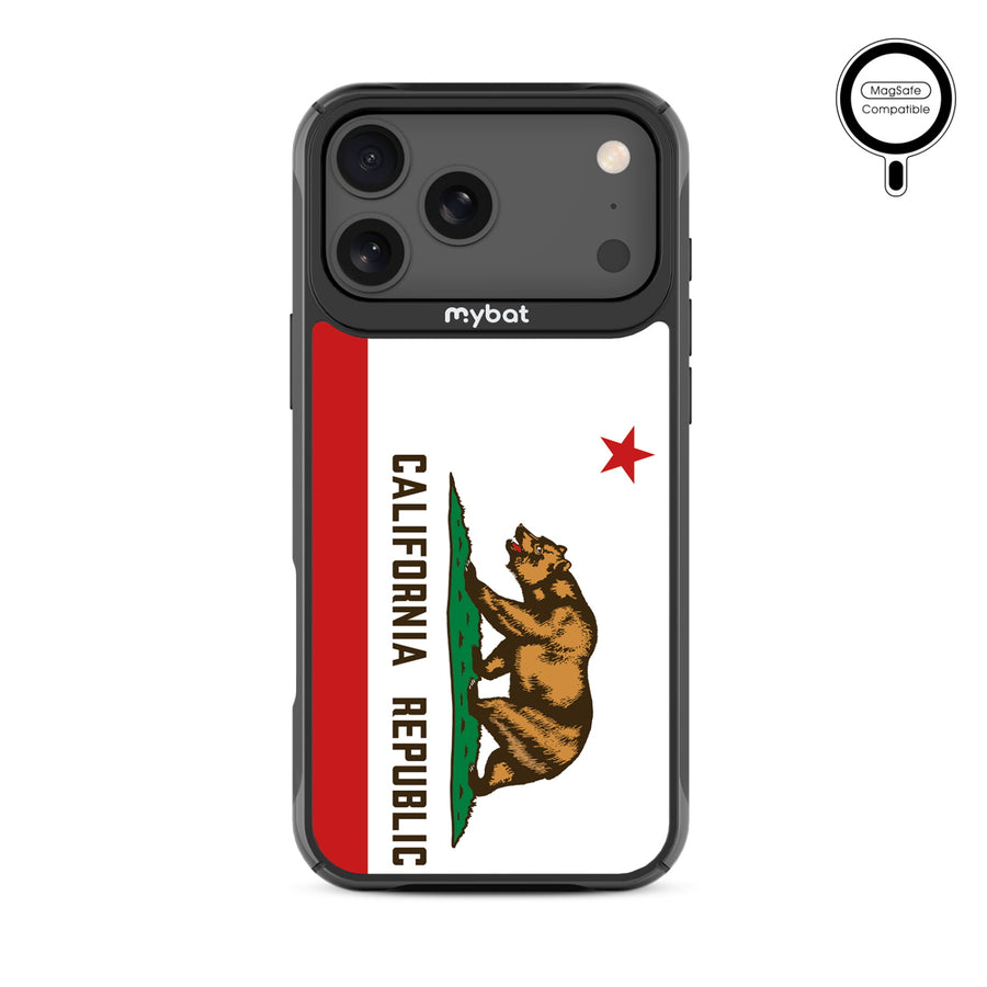 MyBat Design Lab Series MagSafe Case for Apple iPhone 17 Pro Max - California State Flag - MIP17PMCSLESMSMP027-3.jpg
