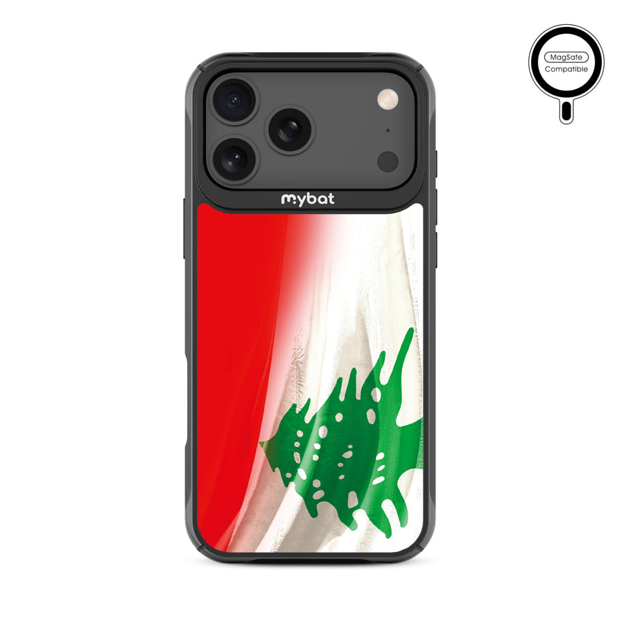 MyBat Design Lab Series MagSafe Case for Apple iPhone 17 Pro Max - Lebanese Flag - MIP17PMCSLESMSMP033-3.jpg