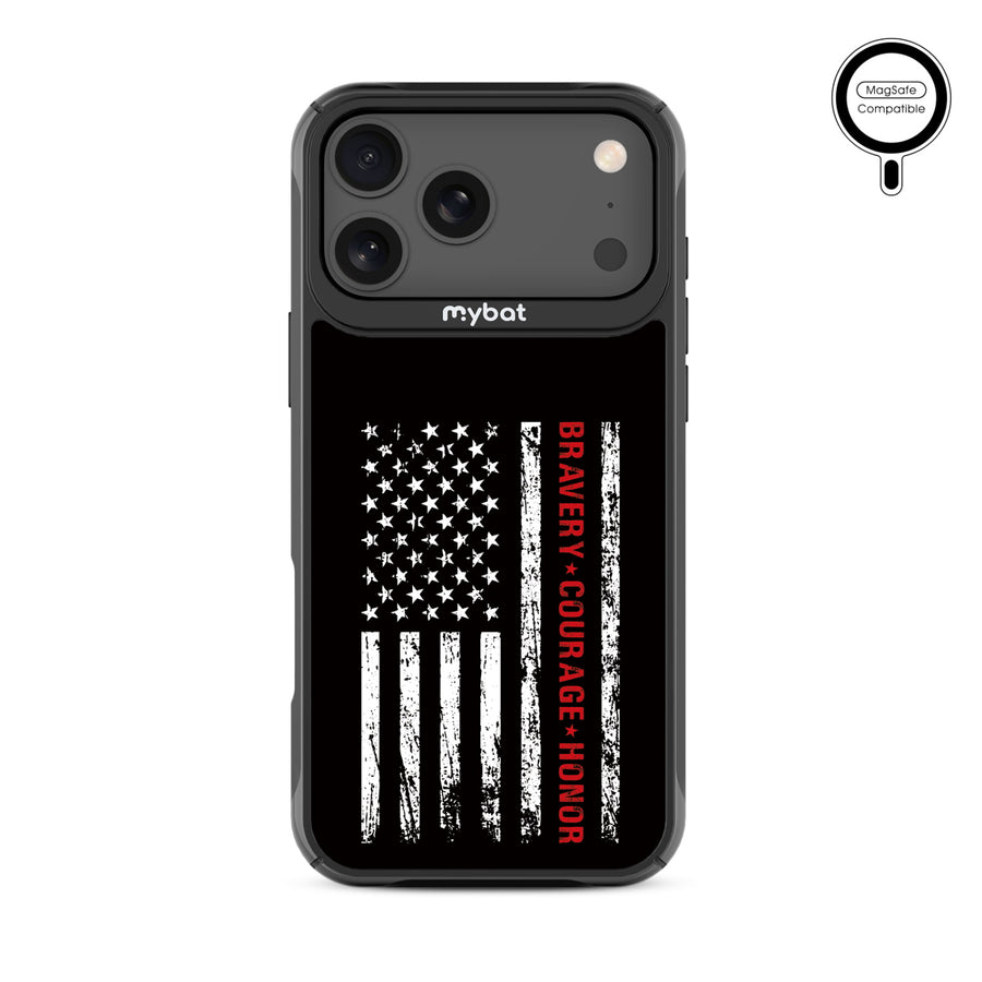 MyBat Design Lab Series MagSafe Case for Apple iPhone 17 Pro Max - Firefighter Flag - MIP17PMCSLESMSMP041-3.jpg