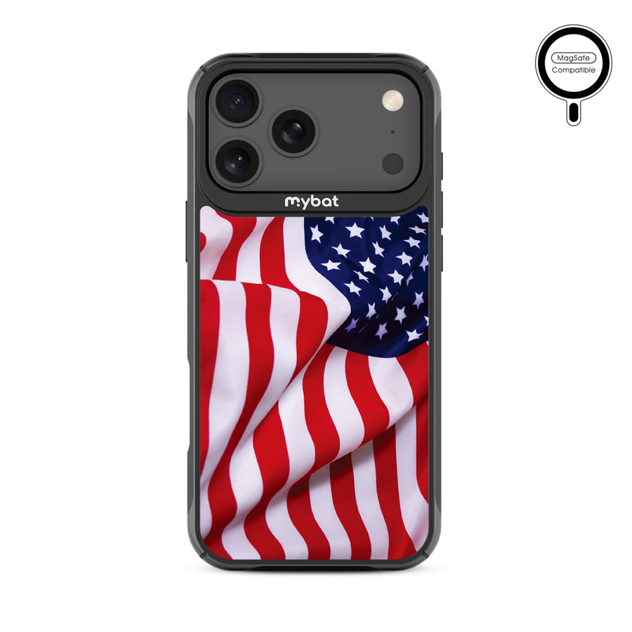MyBat Design Lab Series MagSafe Case for Apple iPhone 17 Pro Max - Stars & Stripes - MIP17PMCSLESMSMP042-3.jpg