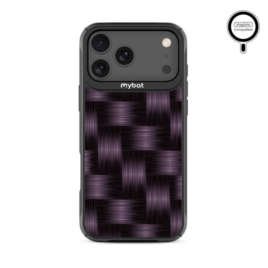 MyBat Design Lab Series MagSafe Case for Apple iPhone 17 Pro Max - Woven Carbon Fiber - MIP17PMCSLESMSMP085-3.jpg