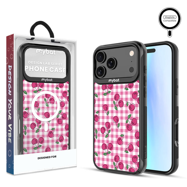 MyBat Design Lab Series MagSafe Case for Apple iPhone 17 Pro Max - Pink Cherries - MIP17PMCSLESMSMP100-1.jpg