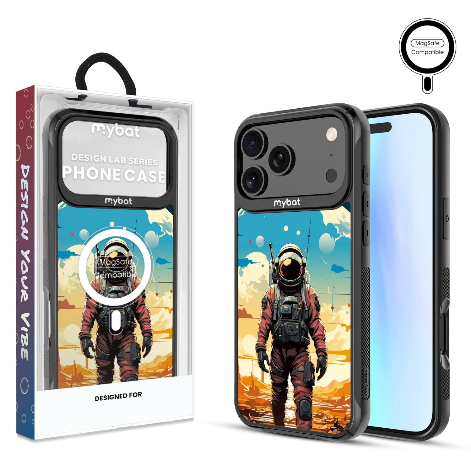 MyBat Design Lab Series MagSafe Case for Apple iPhone 17 Pro Max - Cosmonaut