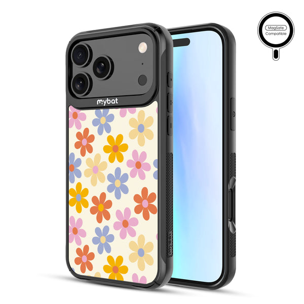 MyBat Design Lab Series MagSafe Case for Apple iPhone 17 Pro Max - Retro Daisies - MIP17PMCSLESMSMP137-2.jpg