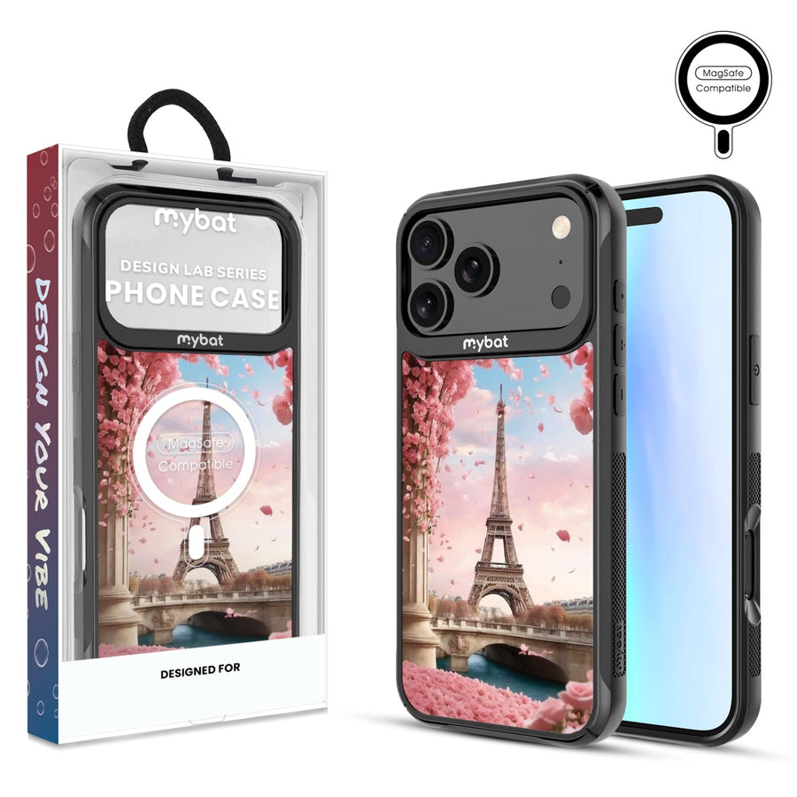 MyBat Design Lab Series MagSafe Case for Apple iPhone 17 Pro Max - Paris In Bloom