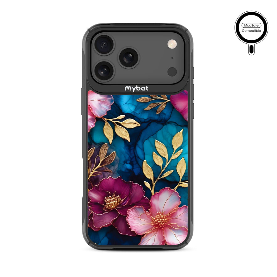 MyBat Design Lab Series MagSafe Case for Apple iPhone 17 Pro Max - Gilded Petals