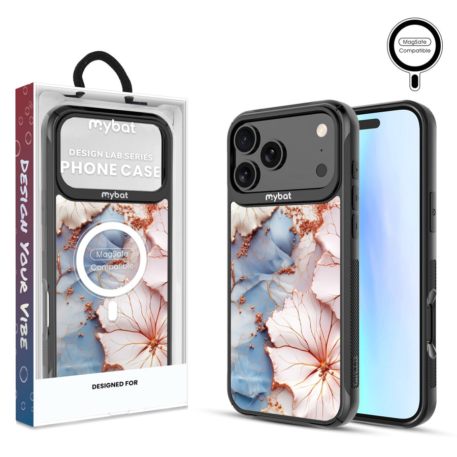 MyBat Design Lab Series MagSafe Case for Apple iPhone 17 Pro Max - Petal Veins