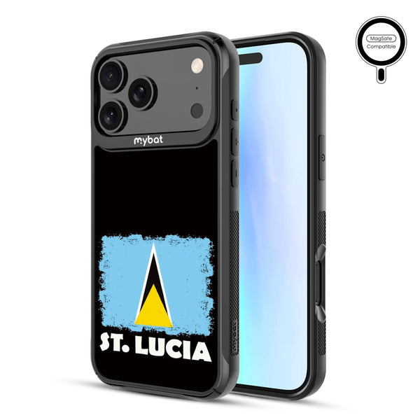 MyBat Design Lab Series MagSafe Case for Apple iPhone 17 Pro Max - St. Lucia Flag - MIP17PMCSLESMSMP262-2.jpg