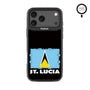 MyBat Design Lab Series MagSafe Case for Apple iPhone 17 Pro Max - St. Lucia Flag - MIP17PMCSLESMSMP262-3.jpg