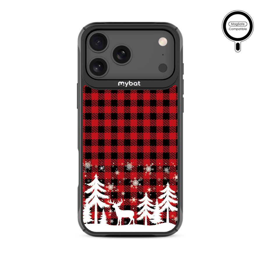 MyBat Design Lab Series MagSafe Case for Apple iPhone 17 Pro Max - Reindeer Flannel - MIP17PMCSLESMSMP276-3.jpg