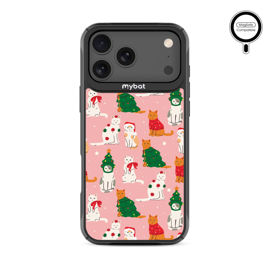 MyBat Design Lab Series MagSafe Case for Apple iPhone 17 Pro Max - Meowy Christmas - MIP17PMCSLESMSMP286-3.jpg