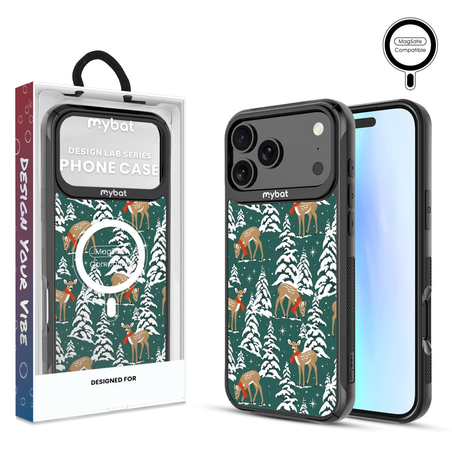MyBat Design Lab Series MagSafe Case for Apple iPhone 17 Pro Max - Pine & Prancer