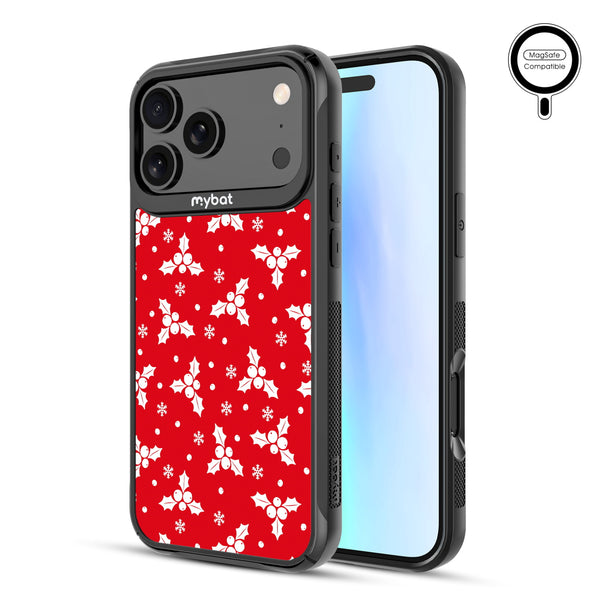 MyBat Design Lab Series MagSafe Case for Apple iPhone 17 Pro Max - Merry Mistletoe - MIP17PMCSLESMSMP290-2.jpg