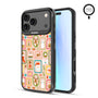 MyBat Design Lab Series MagSafe Case for Apple iPhone 17 Pro Max - Holiday Stamps - MIP17PMCSLESMSMP297-2.jpg