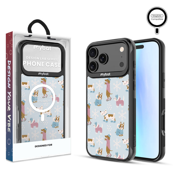 MyBat Design Lab Series MagSafe Case for Apple iPhone 17 Pro Max - Puppy Snow Play - MIP17PMCSLESMSMP299-1.jpg