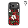 MyBat Design Lab Series MagSafe Case for Apple iPhone 17 Pro Max - Christmas Poinsettias - MIP17PMCSLESMSMP301-3.jpg