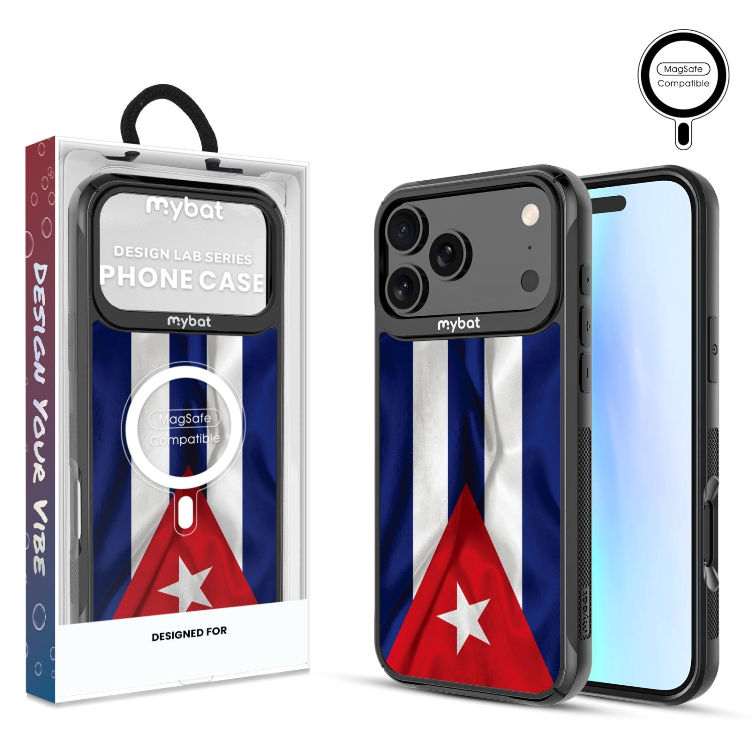 MyBat Design Lab Series MagSafe Case for Apple iPhone 17 Pro Max - Cuba Flag