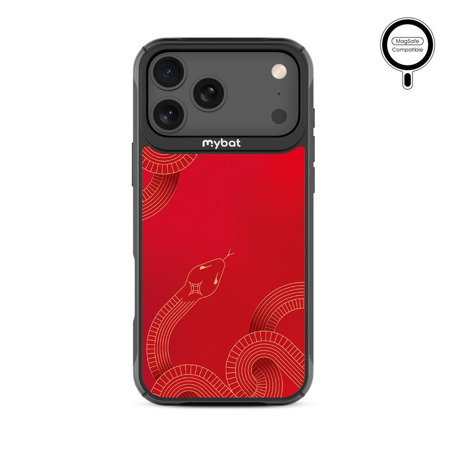 MyBat Design Lab Series MagSafe Case for Apple iPhone 17 Pro Max - Slithering into a New Year - MIP17PMCSLESMSMP316-3.jpg