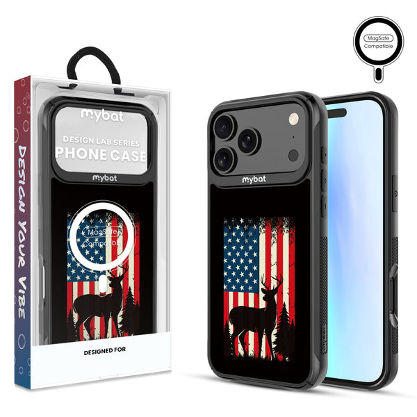 MyBat Design Lab Series MagSafe Case for Apple iPhone 17 Pro Max - Stars, Stripes and Stags - MIP17PMCSLESMSMP319-1.jpg