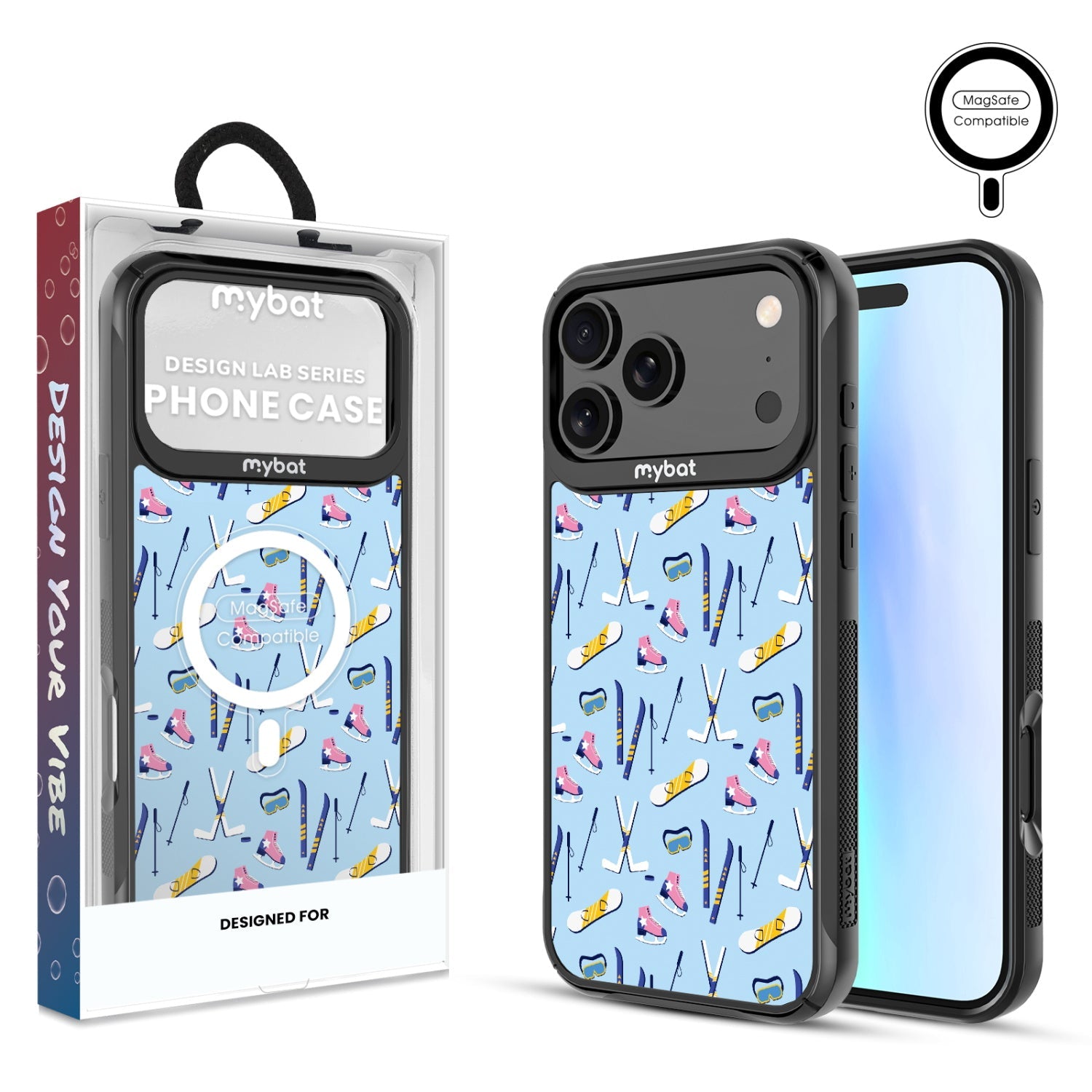 MyBat Design Lab Series MagSafe Case for Apple iPhone 17 Pro Max - Winter Games