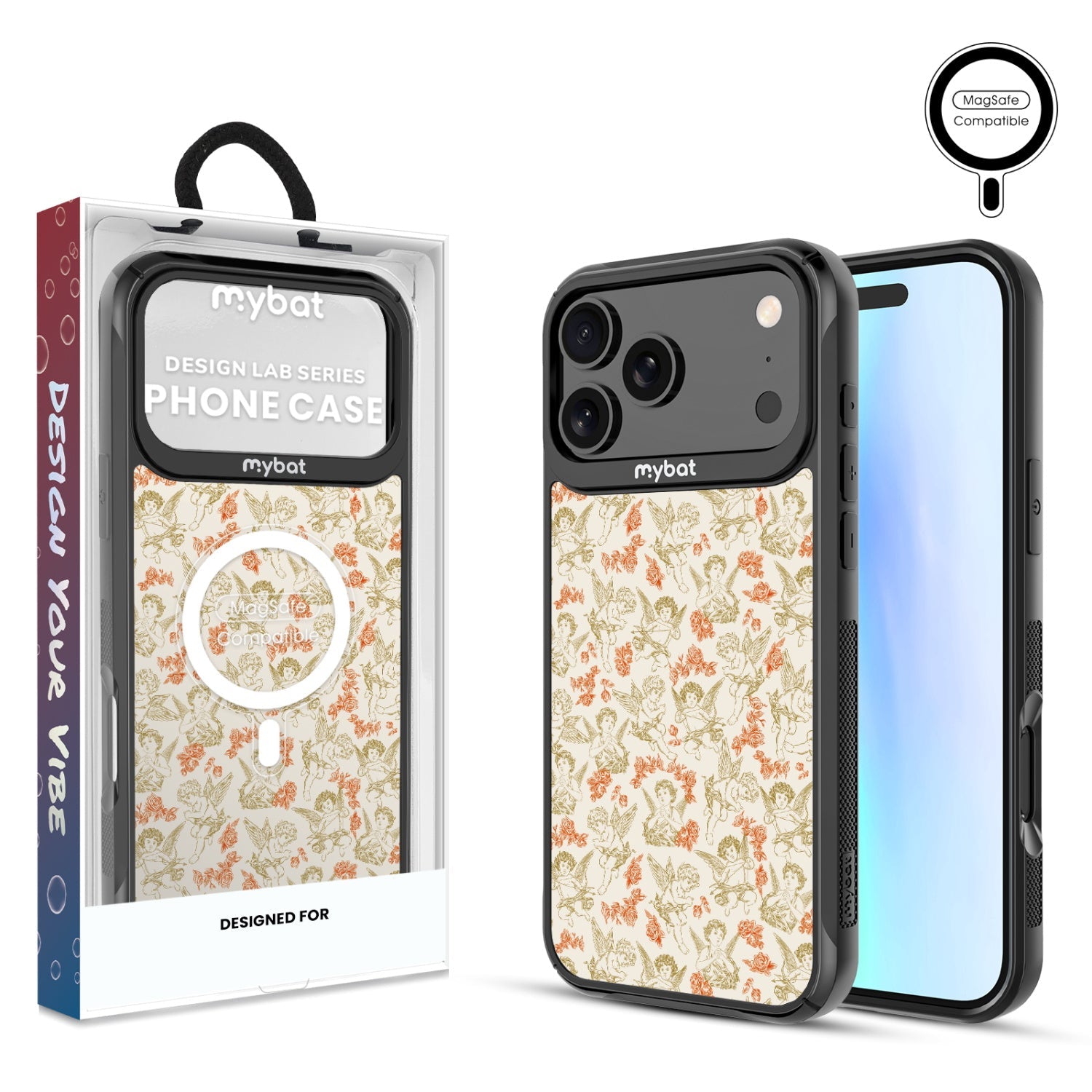 MyBat Design Lab Series MagSafe Case for Apple iPhone 17 Pro Max - Angelic Love