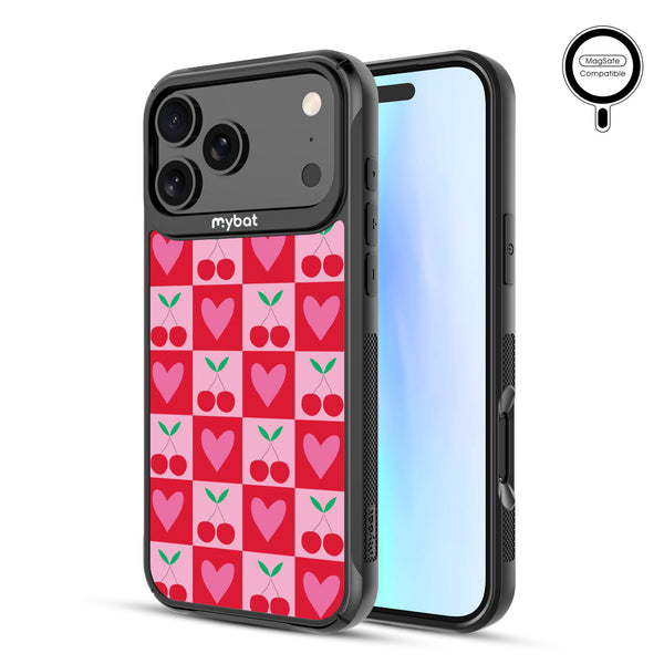 MyBat Design Lab Series MagSafe Case for Apple iPhone 17 Pro Max - Cherry Hearts - MIP17PMCSLESMSMP334-2.jpg