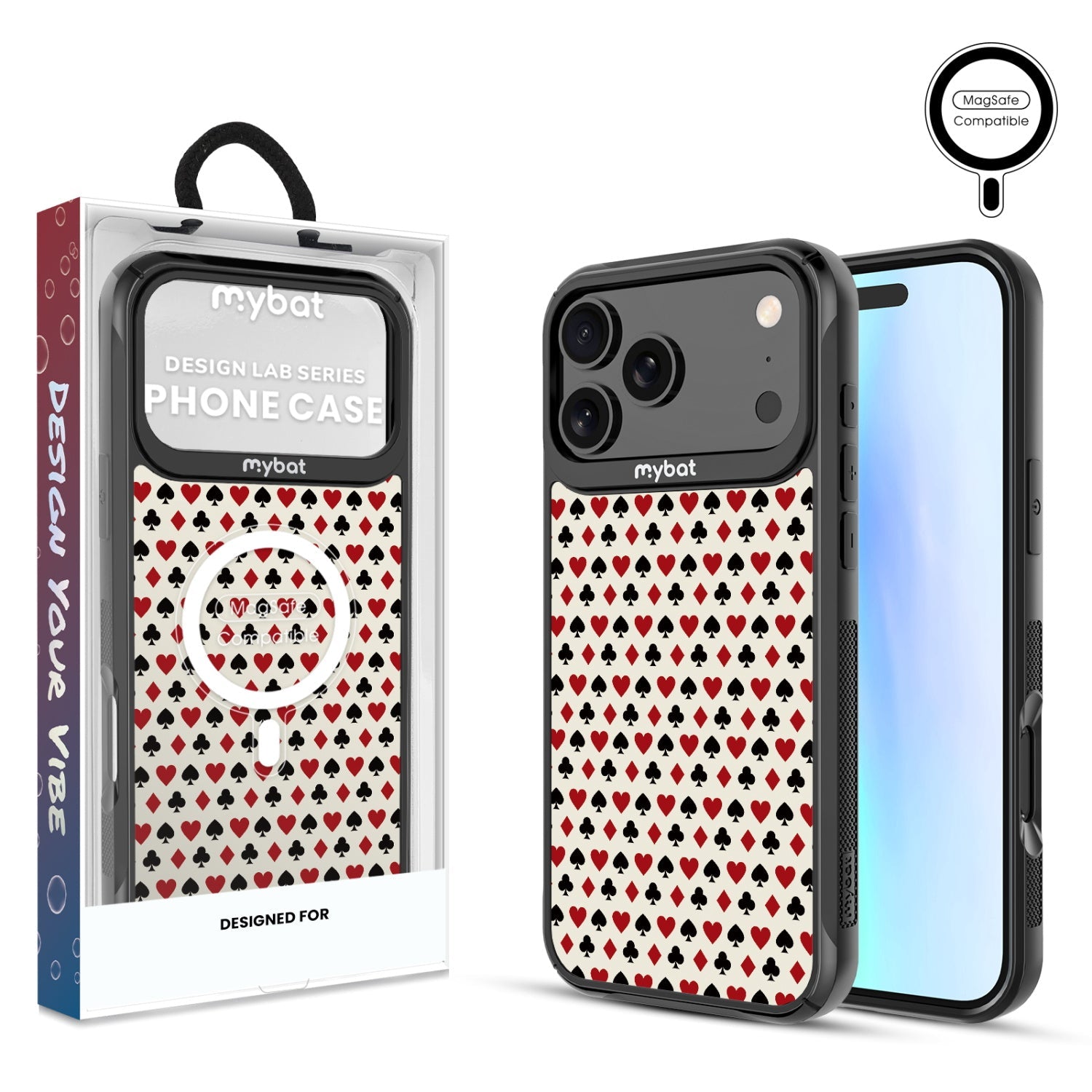 MyBat Design Lab Series MagSafe Case for Apple iPhone 17 Pro Max - Royal Flush