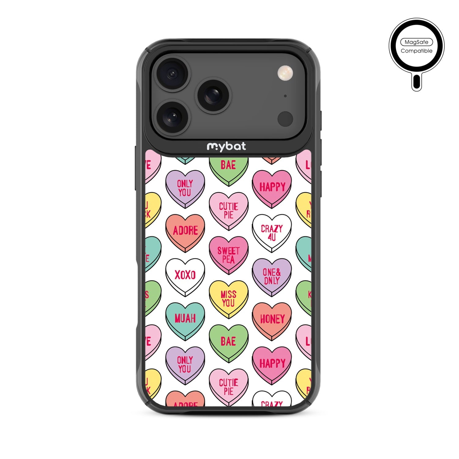 MyBat Design Lab Series MagSafe Case for Apple iPhone 17 Pro Max - Sweet Hearts