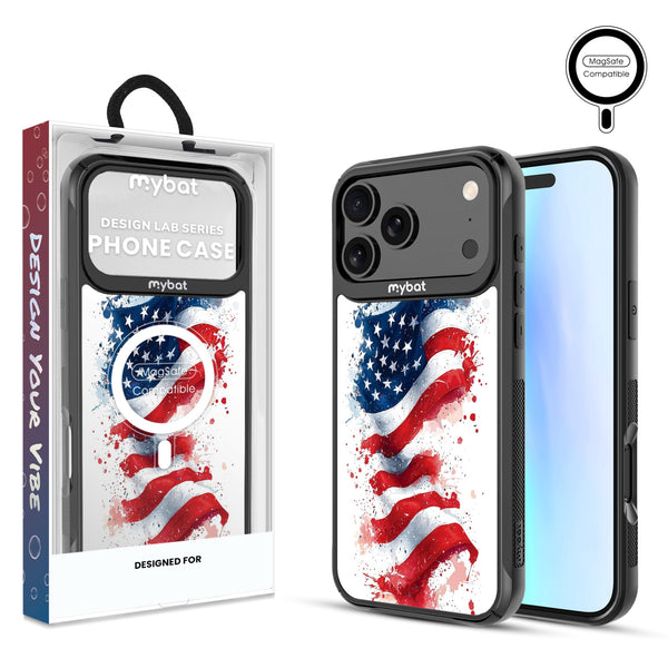 MyBat Design Lab Series MagSafe Case for Apple iPhone 17 Pro Max - Patriotic Flag Painiting - MIP17PMCSLESMSMP346-1.jpg